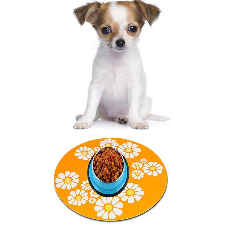Silicone Pet Water Fountain Feeding Placemat