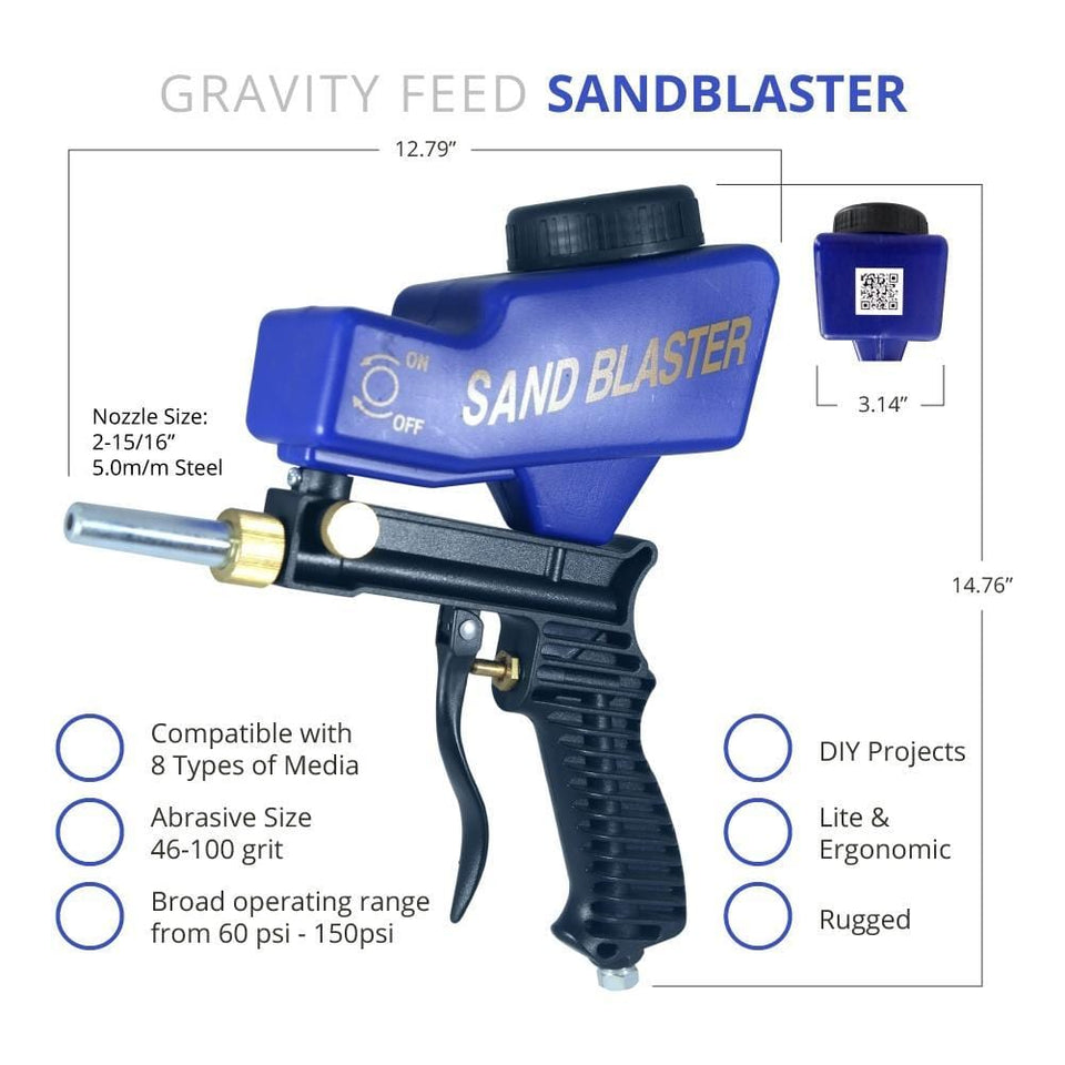 Mini Air Sandblaster Gun