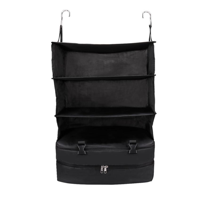 Convenient Travel Hanging Suitcase Shelf Garment Bag – Laxium