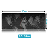 World Map Large Gaming Desk Mouse Pad