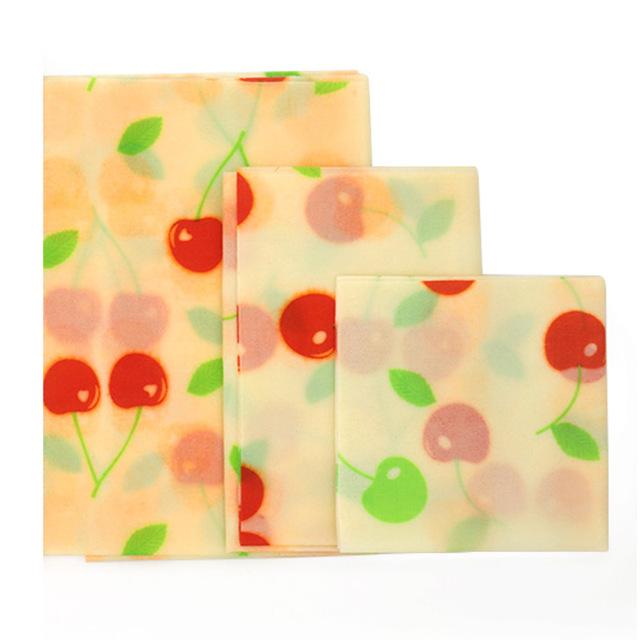 Best Eco-Friendly Reusable Beeswax Kitchen Wraps Set of 3
