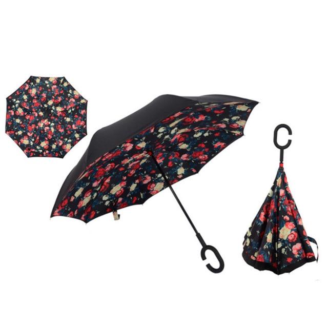 Best Automatic Windproof Inverted Umbrella 