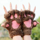Cute Bear Paw Gloves