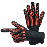Heat-Resistant Non-slip Silicone Kitchen BBQ Gloves