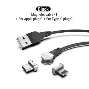 Rotating Magnetic USB Hybrid Charging Cable