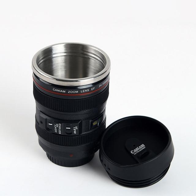 Best Camera Zoom Lens Thermos Mug